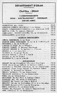 ORAN GUIDE 1960 tel1